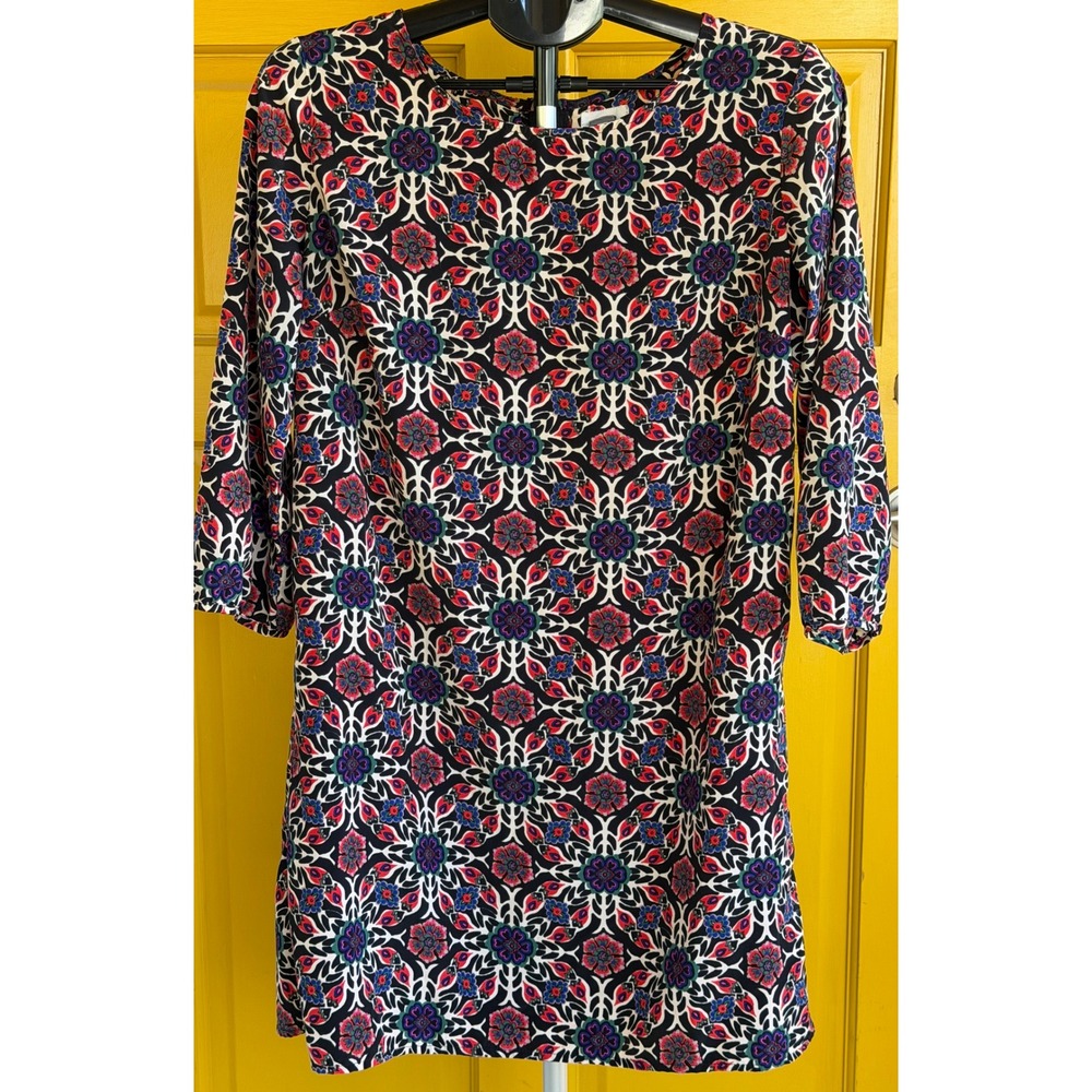 Old Navy Artist Vibe Womens Large Floral Kaleidoscope Motif Shift Dress